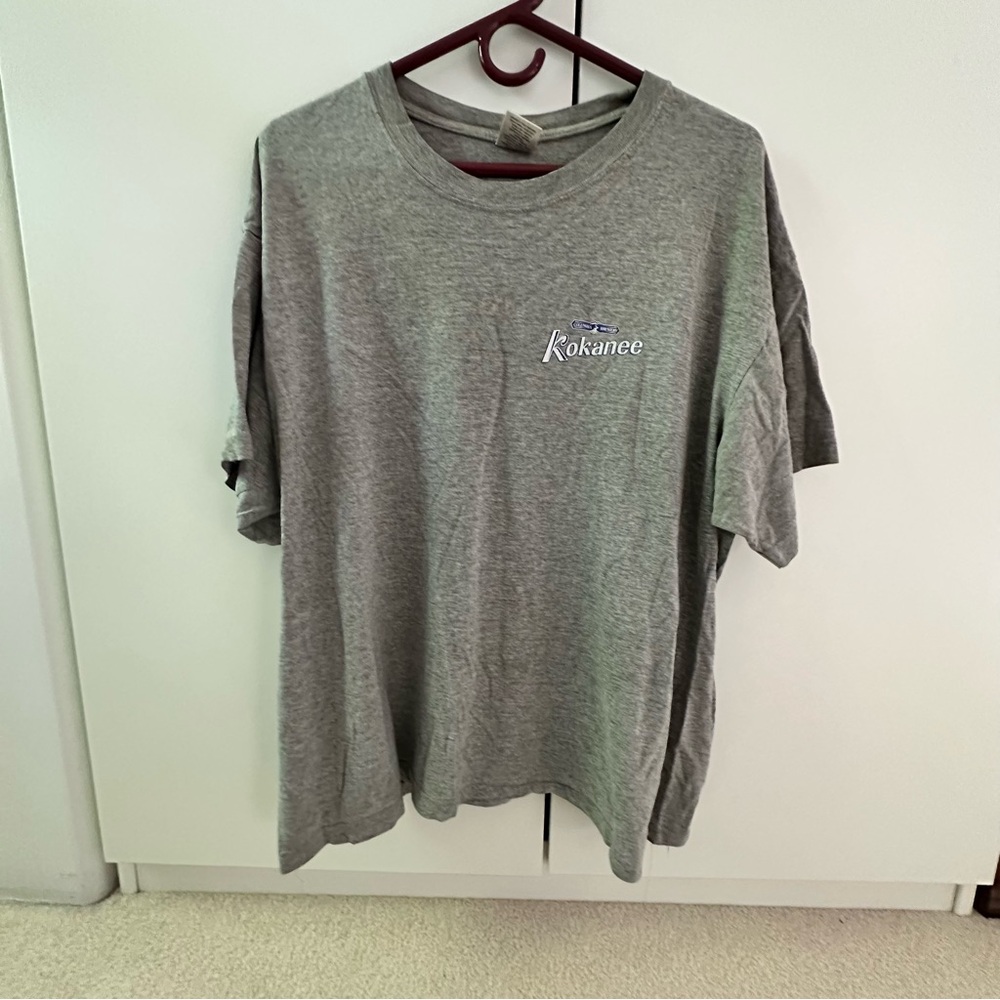 Campus Collection Grey Men's T-Shirt Kokanee Columbia Brewery XL